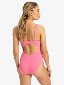 2 Rib Roxy Love  New - One-Piece Swimsuit for Women Pink ERJX103493 Roxy