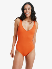 0 Rib Roxy Love  New - One-Piece Swimsuit for Women Orange ERJX103493 Roxy