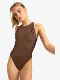 0 Roxy Pro Wave  - One Piece Swimsuit for Women Brown ERJX103655 Roxy