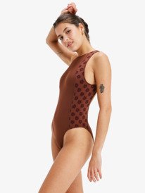 1 Roxy Pro Wave  - Bañador de una pieza para Mujer Marron ERJX103655 Roxy