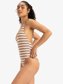 1 Saidia  - One Piece Swimsuit for Women Beige ERJX103671 Roxy