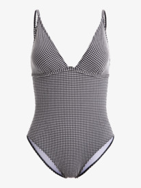 5 Gingham - One-Piece Swimsuit for Women Black ERJX103705 Roxy