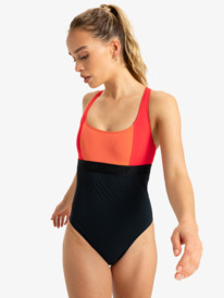 1 Roxy Active Colorblk - Maillot de bain une pièce pour Femme Noir ERJX103711 Roxy