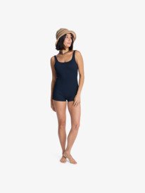 2 Rib Roxy Love Boyleg - One-Piece Swimsuit for Women Black ERJX103749 Roxy