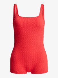 6 Lagos Boyleg - Bañador entero para mujer Rojo ERJX103757 Roxy