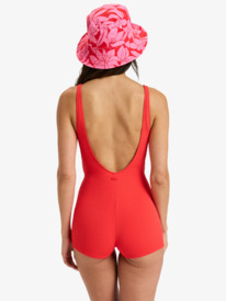 5 Lagos Boyleg - Bañador entero para mujer Rojo ERJX103757 Roxy