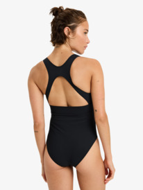 3 Roxy Active High Perf One Piec - Eendelig Badpak voor Dames Black ERJX103763 Roxy
