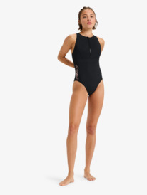 2 Roxy Active High Perf One Piec - Eendelig Badpak voor Dames Black ERJX103763 Roxy