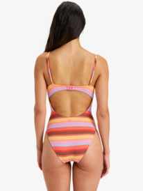 3 Sunset Stripe  - One-Piece Swimsuit for Women Pink ERJX103764 Roxy