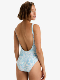 3 Flowers Wave - Maillot de bain une pièce pour Femme Bleu ERJX103765 Roxy