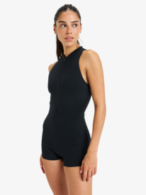 1 Roxy Pro Wave Boyleg - Fato de banho para Mulher Preto ERJX103771 Roxy