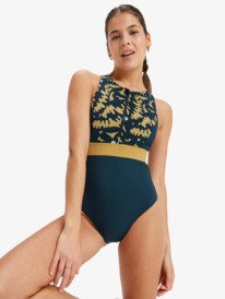 1 Roxy Active High Perf 1P Pt - Fato de banho para mulher Preto ERJX103772 Roxy