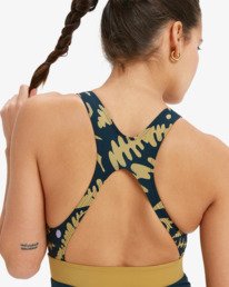 3 Roxy Active High Perf 1P Pt - Fato de banho para mulher Preto ERJX103772 Roxy