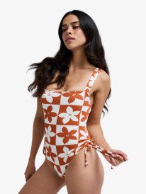 6 Hazy Days - Eendelig Badpak voor Dames Orange ERJX103785 Roxy