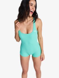 0 Roxy Sunshine - Ba&ntilde;ador entero shorty para mujer Verde ERJX103790 Roxy