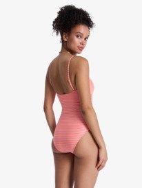 6 Wavy Baby - Maillot de bain une pi&egrave;ce pour Femme Rose ERJX103793 Roxy