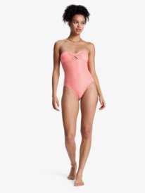 4 Wavy Baby - Maillot de bain une pi&egrave;ce pour Femme Rose ERJX103793 Roxy