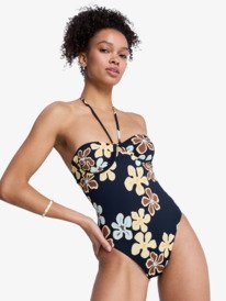 3 Nostalgic Feel - One-Piece Swimsuit for Women Black ERJX103794 Roxy