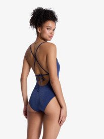 6 Roxy Shine - Maillot de bain une pi&egrave;ce pour Femme Bleu ERJX103804 Roxy