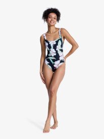 5 Printed Essentials - Ba&ntilde;ador entero para mujer Negro ERJX103807 Roxy
