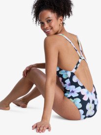 5 Roxy Active - One-Piece Swimsuit for Women Black ERJX103813 Roxy
