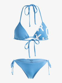 4 Beach Classics Tie Side - Triangel Bikini voor Dames Blue ERJX203490 Roxy