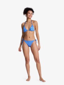 5 Solid Essentials - Two Piece Tiki Tri Bikini Set for Women Blue ERJX203595 Roxy