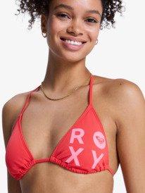 2 Solid Essentials - Bikini tiki tri para mujer Rojo ERJX203595 Roxy