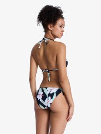 6 Printed Essentials Tiki Tri - Two Piece Tiki Tri Bikini Set for Women Black ERJX203596 Roxy
