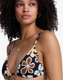 2 Nostalgic Feel - Two Piece Triangle Bikini Set for Women  ERJX203601 Roxy