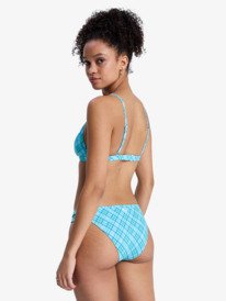 6 Printed Essentials - Zweiteiliges Triangel-Bikini-Set für Frauen Grün ERJX203603 Roxy