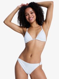 7 Roxy Island - Two Piece Triangle Bikini Set for Women White ERJX203604 Roxy