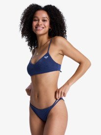 1 Roxy Shine - Ensemble bikini bralette deux pi&egrave;ces pour Femme Bleu ERJX203605 Roxy