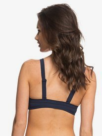 3 Waves Only - Crop Bikini Top for Women Blue ERJX303595 Roxy