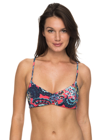 0 Salty ROXY - Athletic Tri Bikini Top for Women  ERJX303669 Roxy