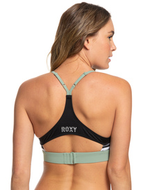 3 ROXY Fitness - Brassière de bikini sport pour Femme Noir ERJX303975 Roxy