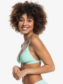 1 Beach Classics - Fixed Tri Bikini Top for Women Green ERJX304068 Roxy