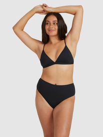 2 Beach Classics - Fixed Tri Bikini Top for Women  ERJX304068 Roxy
