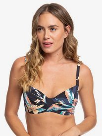 0 Printed Beach Classics - D-Cup Underwired Bra Bikini Top  ERJX304079 Roxy