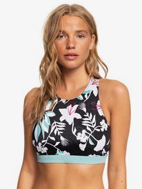 0 ROXY Fitness - Crop Top Bikini Top  ERJX304124 Roxy