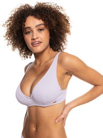 3 Mind Of Freedom - D-Cup Bikini Top for Women Purple ERJX304225 Roxy