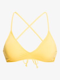 5 Beach Classics - Athletic Bikini Top for Women Yellow ERJX304404 Roxy