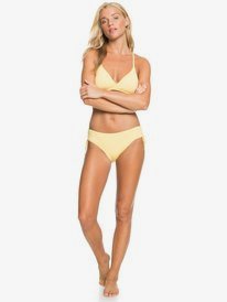 1 Beach Classics - Athletic Bikini Top for Women Yellow ERJX304404 Roxy