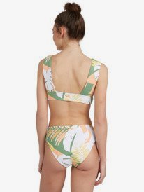 5 Wildflowers - Haut de bikini triangle allongé réversible pour Femme Vert ERJX304424 Roxy