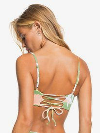 4 Wildflowers - Top de bikini reversible estilo bandeau para Mujer Verde ERJX304425 Roxy