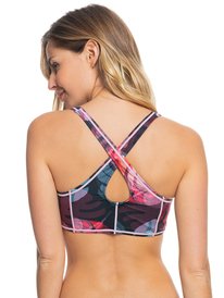 4 Roxy Active - Sport-BH mit hoher Unterstützung für Frauen Schwarz ERJX304530 Roxy