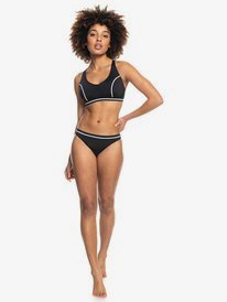 2 Roxy Active D-Cup - Top de Bikini para Mujer Negro ERJX304532 Roxy