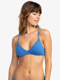 0 Beach Classics - Top de Bikini Triangular para Mujer Azul ERJX304596 Roxy