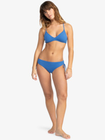 2 Beach Classics - Top de Bikini Triangular para Mujer Azul ERJX304596 Roxy