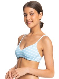 1 Roxy Into the Sun Athletic Triangle - Top de bikini triangular para Mujer Azul ERJX304651 Roxy